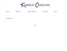 Tablet Screenshot of kimberleyconsulting.com
